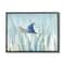 Stupell Industries Stingray Aquatic Animal Ocean Blue Spotted Sea Creature Framed Wall Art